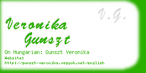 veronika gunszt business card